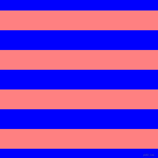 horizontal lines stripes, 64 pixel line width, 64 pixel line spacing, Salmon and Blue horizontal lines and stripes seamless tileable
