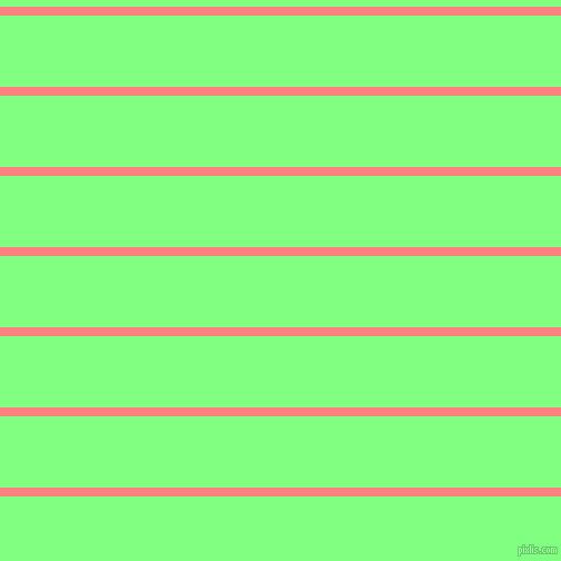 horizontal lines stripes, 8 pixel line width, 64 pixel line spacing, Salmon and Mint Green horizontal lines and stripes seamless tileable