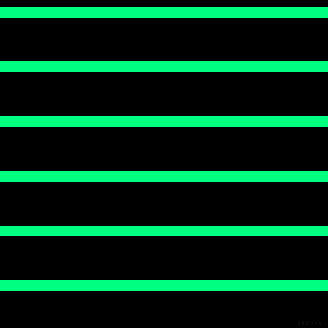 horizontal lines stripes, 16 pixel line width, 64 pixel line spacing, Spring Green and Black horizontal lines and stripes seamless tileable
