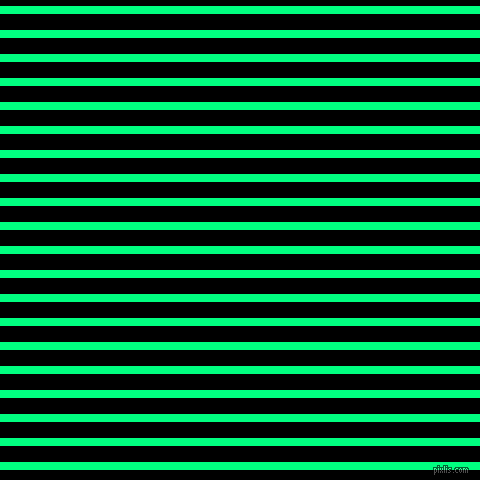 horizontal lines stripes, 8 pixel line width, 16 pixel line spacing, Spring Green and Black horizontal lines and stripes seamless tileable