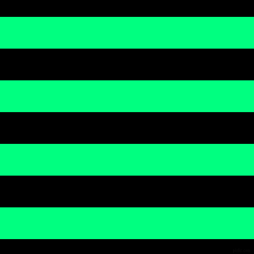 horizontal lines stripes, 64 pixel line width, 64 pixel line spacing, Spring Green and Black horizontal lines and stripes seamless tileable