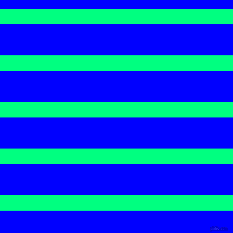 horizontal lines stripes, 32 pixel line width, 64 pixel line spacing, Spring Green and Blue horizontal lines and stripes seamless tileable