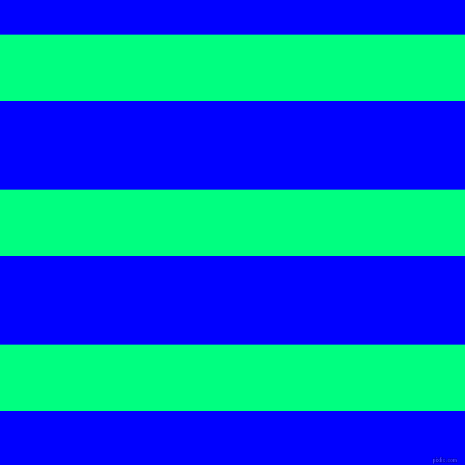 horizontal lines stripes, 96 pixel line width, 128 pixel line spacing, Spring Green and Blue horizontal lines and stripes seamless tileable