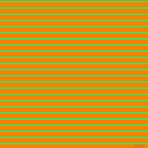 horizontal lines stripes, 4 pixel line width, 16 pixel line spacing, Spring Green and Dark Orange horizontal lines and stripes seamless tileable