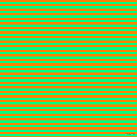 horizontal lines stripes, 8 pixel line width, 8 pixel line spacing, Spring Green and Dark Orange horizontal lines and stripes seamless tileable