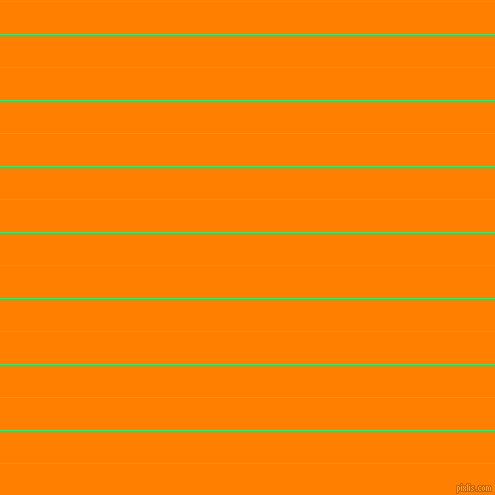 horizontal lines stripes, 1 pixel line width, 32 pixel line spacing, Spring Green and Dark Orange horizontal lines and stripes seamless tileable