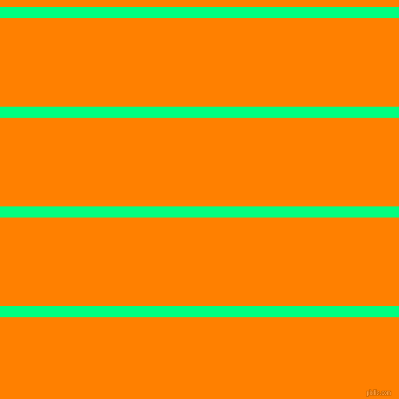 horizontal lines stripes, 16 pixel line width, 128 pixel line spacing, Spring Green and Dark Orange horizontal lines and stripes seamless tileable