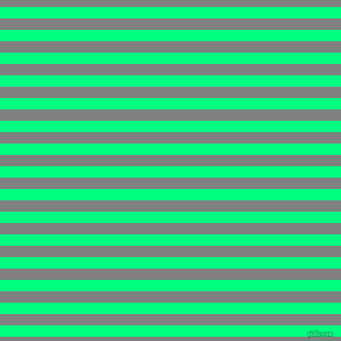 horizontal lines stripes, 16 pixel line width, 16 pixel line spacing, Spring Green and Grey horizontal lines and stripes seamless tileable