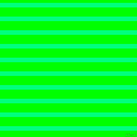 horizontal lines stripes, 16 pixel line width, 32 pixel line spacing, Spring Green and Lime horizontal lines and stripes seamless tileable