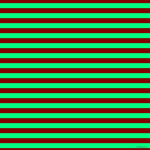 horizontal lines stripes, 16 pixel line width, 16 pixel line spacing, Spring Green and Maroon horizontal lines and stripes seamless tileable