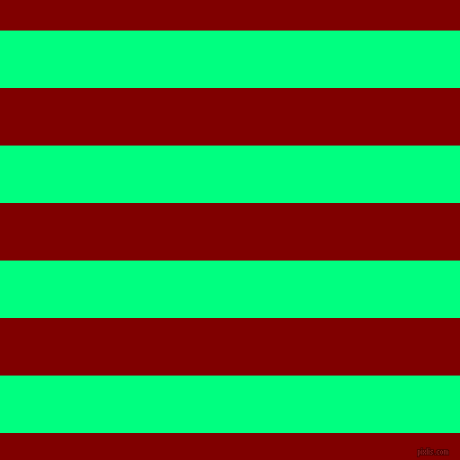 horizontal lines stripes, 64 pixel line width, 64 pixel line spacing, Spring Green and Maroon horizontal lines and stripes seamless tileable