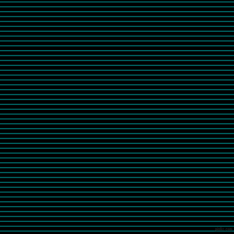 horizontal lines stripes, 2 pixel line width, 8 pixel line spacing, Teal and Black horizontal lines and stripes seamless tileable