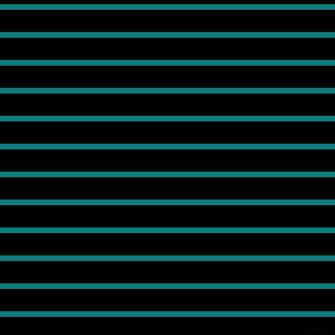 horizontal lines stripes, 8 pixel line width, 32 pixel line spacing, Teal and Black horizontal lines and stripes seamless tileable