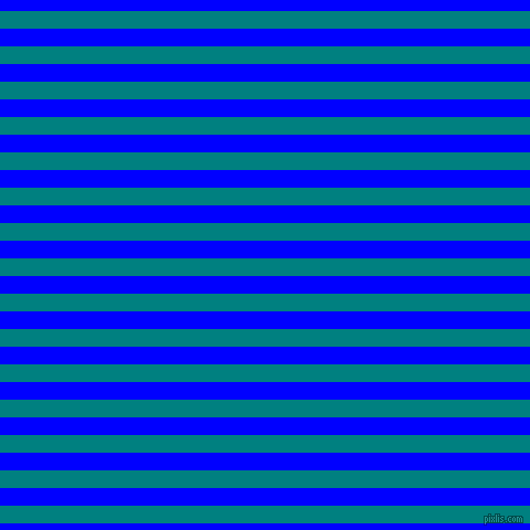 horizontal lines stripes, 16 pixel line width, 16 pixel line spacing, Teal and Blue horizontal lines and stripes seamless tileable