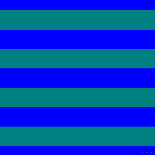 horizontal lines stripes, 64 pixel line width, 64 pixel line spacing, Teal and Blue horizontal lines and stripes seamless tileable