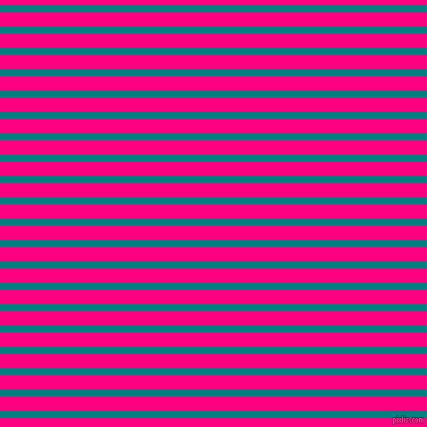 horizontal lines stripes, 8 pixel line width, 16 pixel line spacing, Teal and Deep Pink horizontal lines and stripes seamless tileable