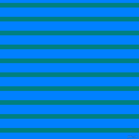 horizontal lines stripes, 16 pixel line width, 32 pixel line spacing, Teal and Dodger Blue horizontal lines and stripes seamless tileable