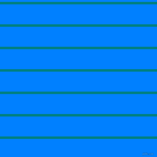 horizontal lines stripes, 8 pixel line width, 64 pixel line spacing, Teal and Dodger Blue horizontal lines and stripes seamless tileable