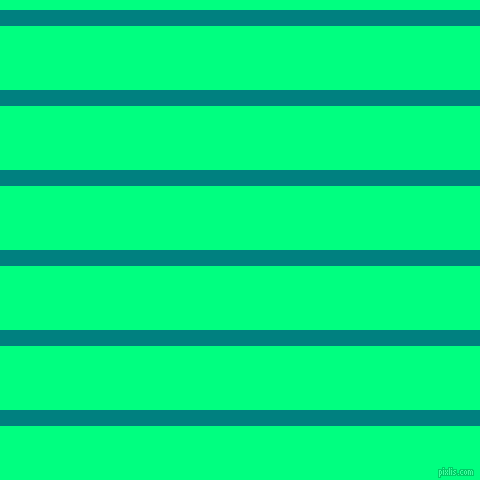 horizontal lines stripes, 16 pixel line width, 64 pixel line spacing, Teal and Spring Green horizontal lines and stripes seamless tileable