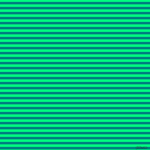 horizontal lines stripes, 8 pixel line width, 8 pixel line spacing, Teal and Spring Green horizontal lines and stripes seamless tileable
