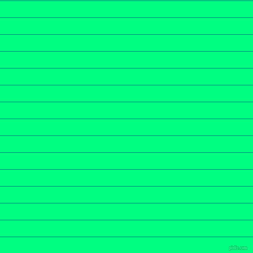 horizontal lines stripes, 1 pixel line width, 32 pixel line spacing, Teal and Spring Green horizontal lines and stripes seamless tileable
