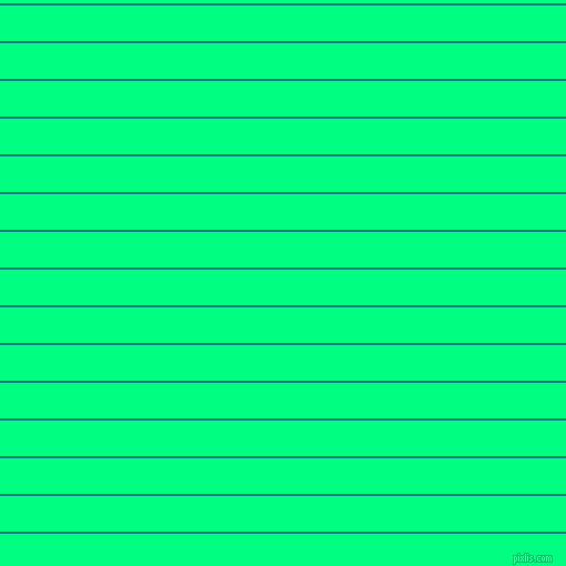 horizontal lines stripes, 2 pixel line width, 32 pixel line spacing, Teal and Spring Green horizontal lines and stripes seamless tileable