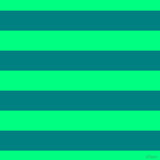 horizontal lines stripes, 64 pixel line width, 64 pixel line spacing, Teal and Spring Green horizontal lines and stripes seamless tileable