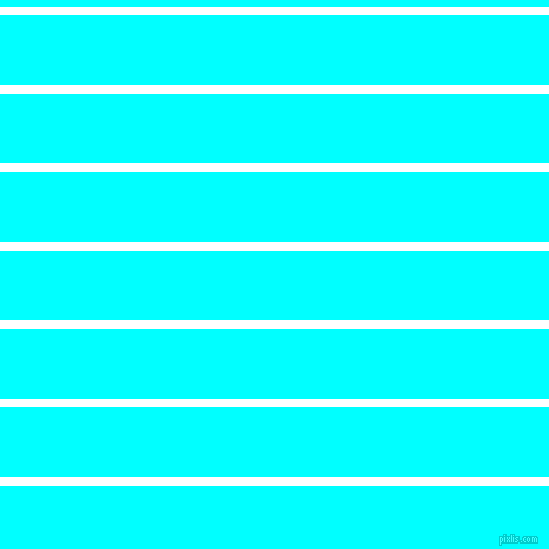 horizontal lines stripes, 8 pixel line width, 64 pixel line spacing, White and Aqua horizontal lines and stripes seamless tileable