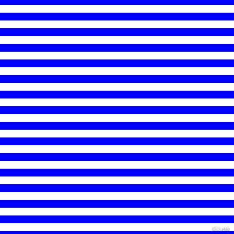 horizontal lines stripes, 16 pixel line width, 16 pixel line spacing, White and Blue horizontal lines and stripes seamless tileable