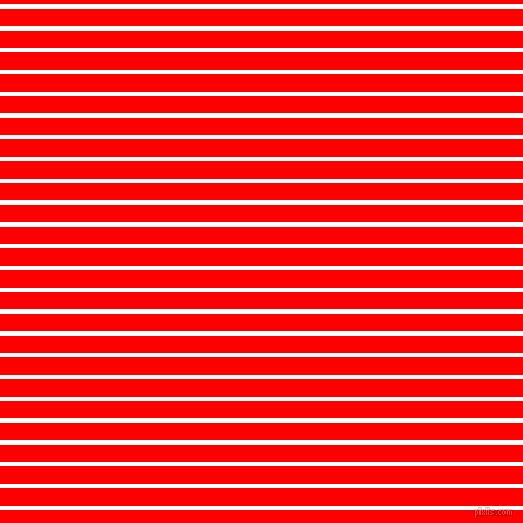 horizontal lines stripes, 4 pixel line width, 16 pixel line spacing, White and Red horizontal lines and stripes seamless tileable