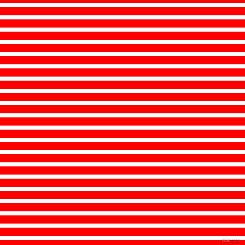 horizontal lines stripes, 8 pixel line width, 16 pixel line spacing, White and Red horizontal lines and stripes seamless tileable
