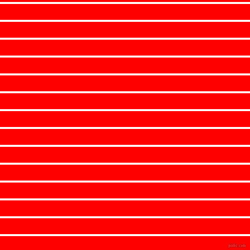 horizontal lines stripes, 4 pixel line width, 32 pixel line spacing, White and Red horizontal lines and stripes seamless tileable