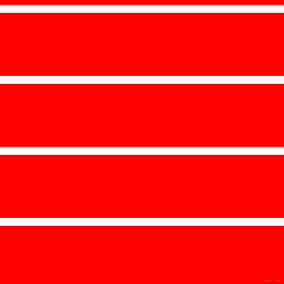 horizontal lines stripes, 16 pixel line width, 128 pixel line spacing, White and Red horizontal lines and stripes seamless tileable