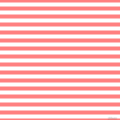 horizontal lines stripes, 16 pixel line width, 16 pixel line spacing, White and Salmon horizontal lines and stripes seamless tileable