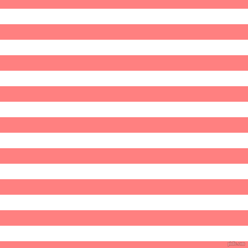 horizontal lines stripes, 32 pixel line width, 32 pixel line spacing, White and Salmon horizontal lines and stripes seamless tileable