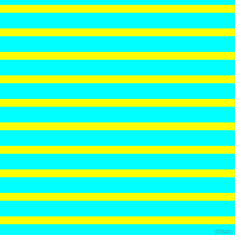 horizontal lines stripes, 16 pixel line width, 32 pixel line spacing, Yellow and Aqua horizontal lines and stripes seamless tileable