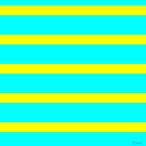 horizontal lines stripes, 32 pixel line width, 64 pixel line spacing, Yellow and Aqua horizontal lines and stripes seamless tileable