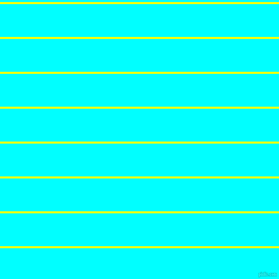 horizontal lines stripes, 4 pixel line width, 64 pixel line spacing, Yellow and Aqua horizontal lines and stripes seamless tileable