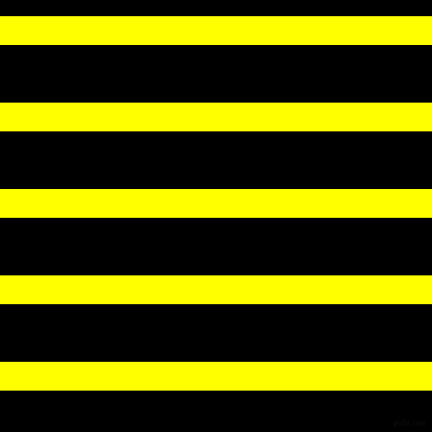 horizontal lines stripes, 32 pixel line width, 64 pixel line spacing, Yellow and Black horizontal lines and stripes seamless tileable