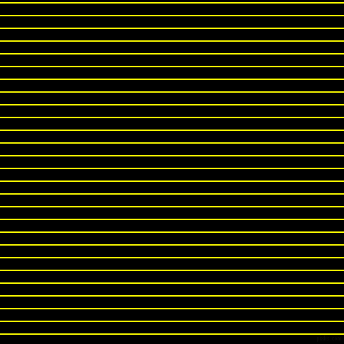 horizontal lines stripes, 2 pixel line width, 16 pixel line spacing, Yellow and Black horizontal lines and stripes seamless tileable