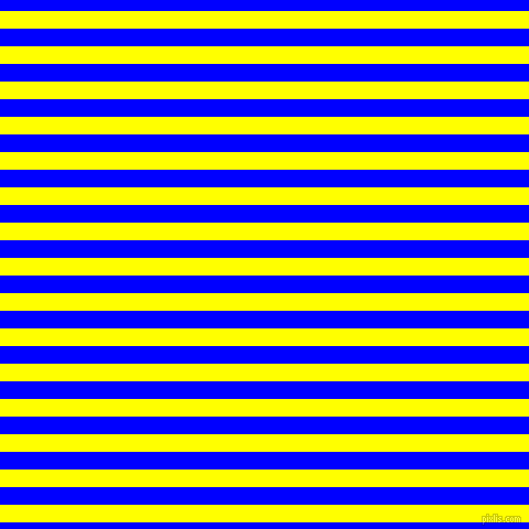 horizontal lines stripes, 16 pixel line width, 16 pixel line spacing, Yellow and Blue horizontal lines and stripes seamless tileable