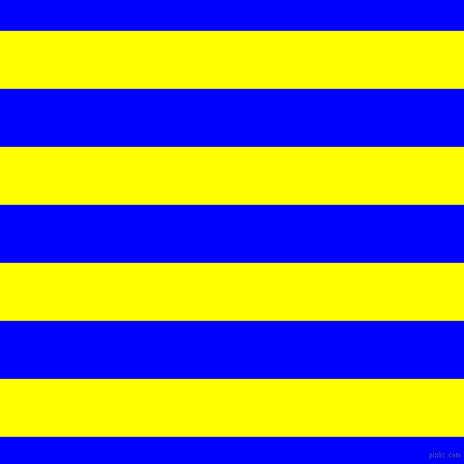 horizontal lines stripes, 64 pixel line width, 64 pixel line spacing, Yellow and Blue horizontal lines and stripes seamless tileable