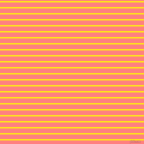 horizontal lines stripes, 4 pixel line width, 16 pixel line spacing, Yellow and Salmon horizontal lines and stripes seamless tileable