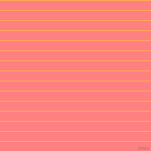 horizontal lines stripes, 1 pixel line width, 32 pixel line spacing, Yellow and Salmon horizontal lines and stripes seamless tileable