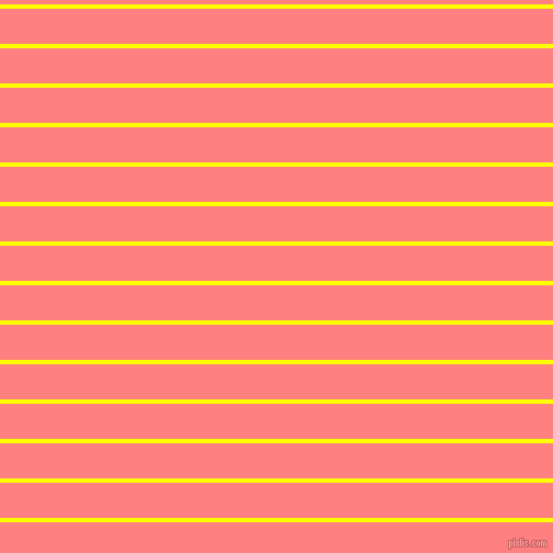 horizontal lines stripes, 4 pixel line width, 32 pixel line spacing, Yellow and Salmon horizontal lines and stripes seamless tileable