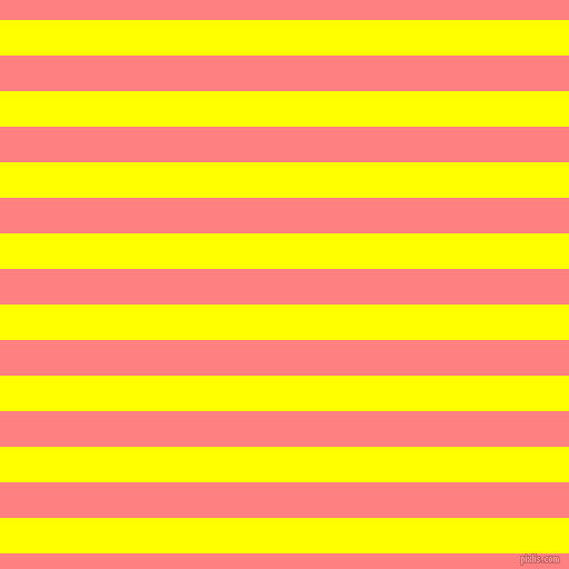 horizontal lines stripes, 32 pixel line width, 32 pixel line spacing, Yellow and Salmon horizontal lines and stripes seamless tileable