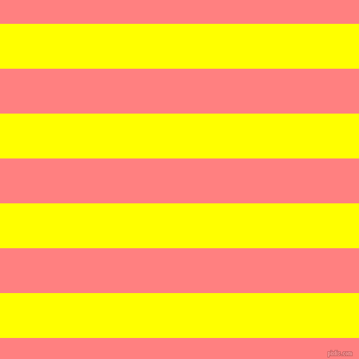 horizontal lines stripes, 64 pixel line width, 64 pixel line spacing, Yellow and Salmon horizontal lines and stripes seamless tileable