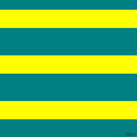 horizontal lines stripes, 64 pixel line width, 96 pixel line spacing, Yellow and Teal horizontal lines and stripes seamless tileable