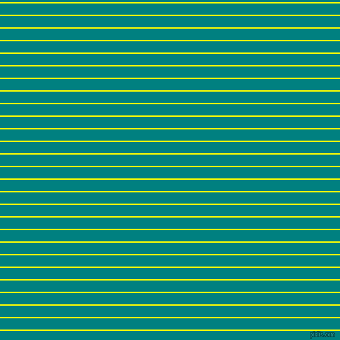 horizontal lines stripes, 2 pixel line width, 16 pixel line spacing, Yellow and Teal horizontal lines and stripes seamless tileable