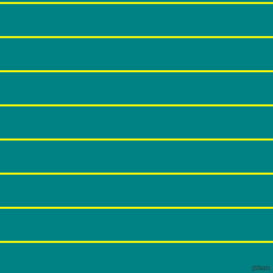 horizontal lines stripes, 4 pixel line width, 64 pixel line spacing, Yellow and Teal horizontal lines and stripes seamless tileable